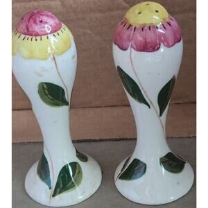 Vintage Blue Ridge Southern Blossom Top Salt and Pepper Shaker Set See Pictures